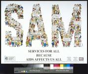 "SAM / Services for all / because Aids affects us all"